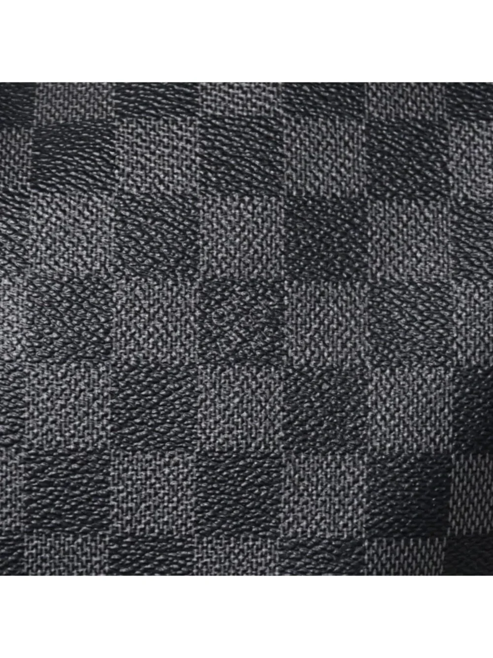 Louis Vuitton Boston Keepall Bandouliere 45 Damier Graphite Black Silver